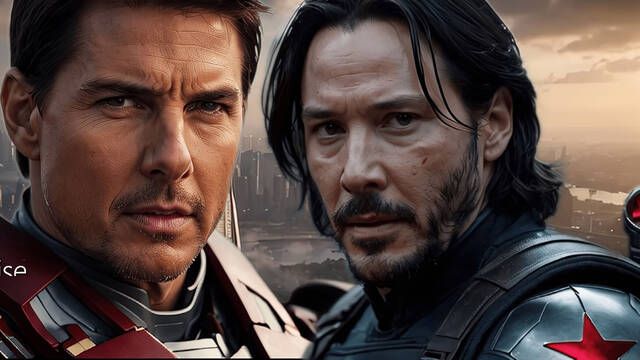 La IA ha reimaginado a 'Los Vengadores' como si se hubiese rodado en los 90 con Tom Cruise como Iron Man o Jim Carrey como Loki