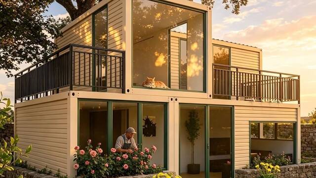 China da una lecci�n a Espa�a: la nueva casa prefabricada de 2 plantas con 6 dormitorios por 12.000 euros