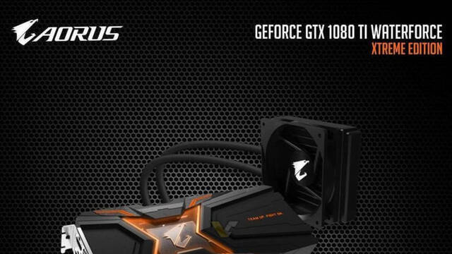 Primera imagen de la AORUS GeForce GTX 1080 Ti Waterforce Xtreme Edition