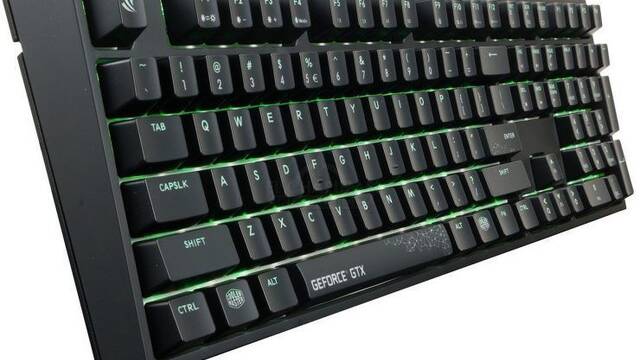 Cooler Master pone a la venta en Europa el teclado MasterKeys Pro L NVIDIA Edition
