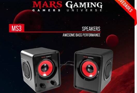 MS3 son los nuevos altavoces pro-gaming de Mars Gaming