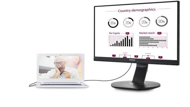 Philips lanza el monitor 241B7QUPEB, una pantalla base para porttiles