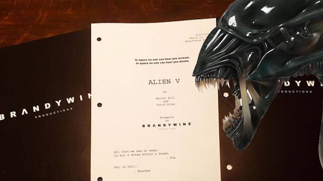 Alien 5: Primera imagen del nuevo guion con fecha de marzo de 2020