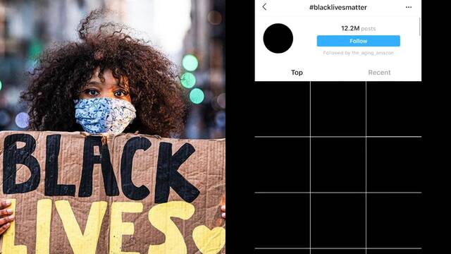 Black Lives Matter: Duras crticas a la campaa de 'Blackout' en redes sociales
