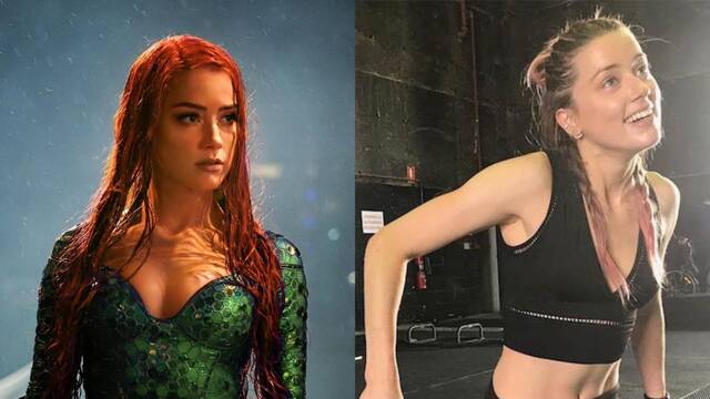 Amber Heard se pone en forma para el rodaje de Aquaman 2