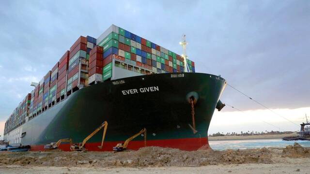 Canal de Suez: Culpan al capitn del Ever Given del atasco