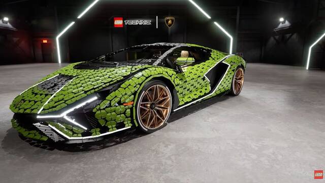 LEGO construye el primer Lamborghini Sin con 400.000 piezas