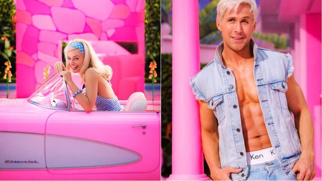 Barbie: El pster fan que convierte a Margot Robbie y Ryan Gosling en muecos