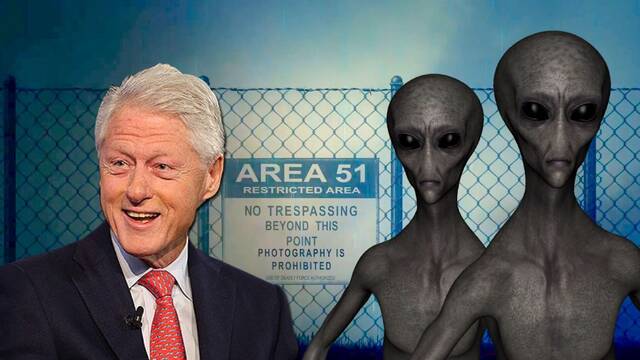 Bill Clinton pidió que rastrearan el Área 51 en busca de aliens