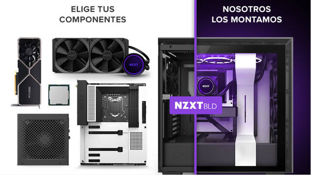 NZXT estrena en España BLD, un servicio muy sencillo para montar un PC para jugar a tu medida