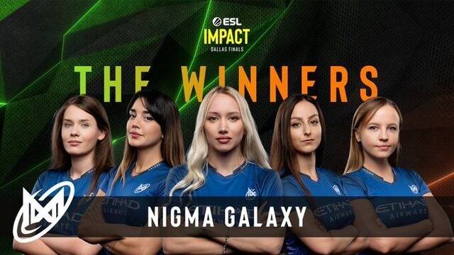 Nigma Galaxy son las ganadoras del ESL Impact, el torneo de CS:GO femenino