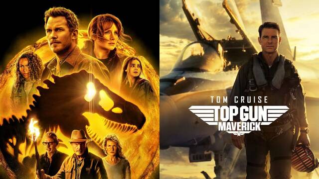 'Jurassic World: Dominion' y 'Top Gun 2' reinan en la taquilla mundial