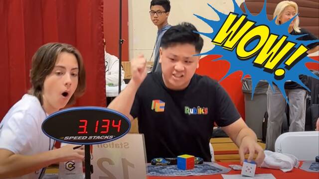 Resuelven el cubo de Rubik en apenas 3 segundos y baten un rcord increble