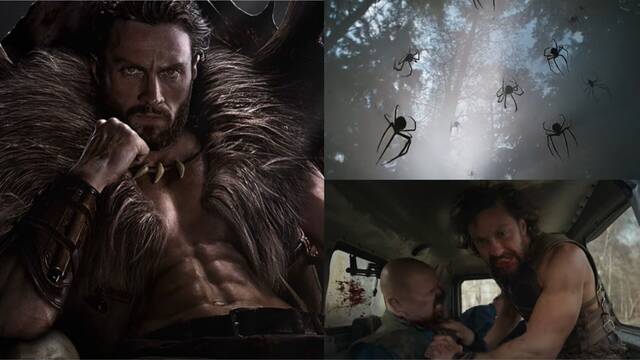 Sony estrena el violentsimo triler de 'Kraven el Cazador' con un Aaron Taylor-Johnson salvaje