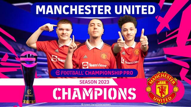 El Manchester United es el campeón del eFootball CHAMPIONSHIP PRO 2023