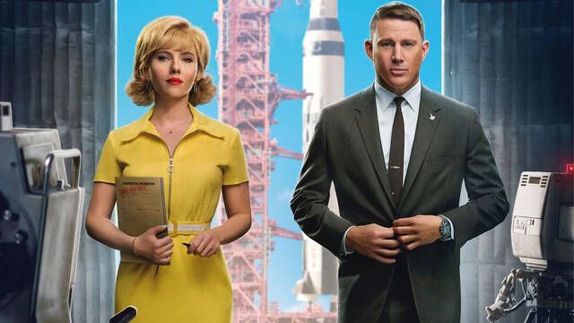 Scarlett Johansson y Channing Tatum simulan un aterrizaje en la Luna falso en el nuevo triler de 'Fly Me to the Moon'