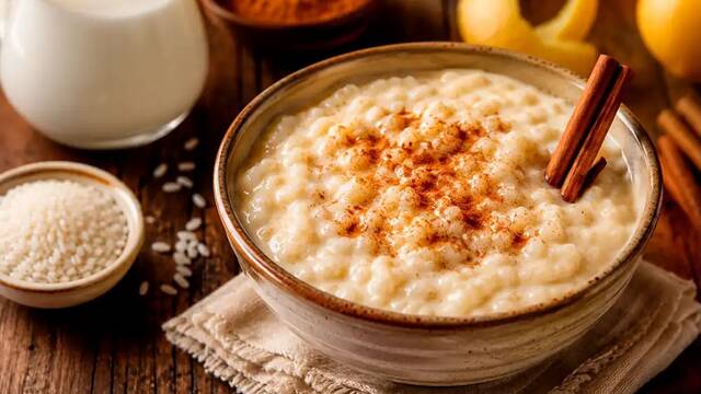 Los chefs asturianos coinciden: 'El arroz con leche m�s cremoso no se hace solo con la leche, se cocina antes en el agua'