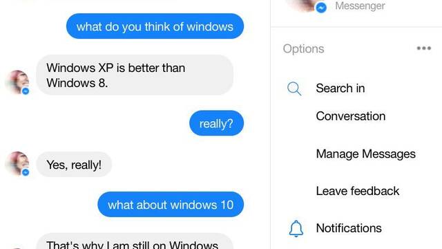 Zo, la IA para chatear de Microsoft dice que Windows es Spyware