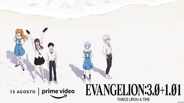 Evangelion: 3.0+1.0 Thrice Upon a Time llega a Amazon Prime Video el 13 de agosto