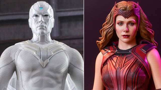 WandaVision: As son las nuevas y detalladas figuras de Wanda y Visin de Hot Toys