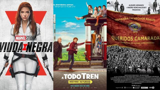 Estrenos de la semana en cines: 'Viuda Negra', 'A todo tren' y m�s