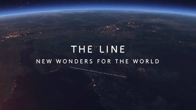 'The Line', la ciudad lineal futurista que quiere construir Arabia Saudí