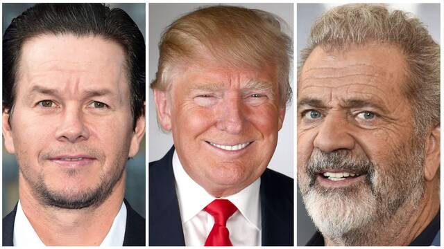 Acusan a Mark Wahlberg y Mel Gibson de ser fascistas y racistas por saludar a Donald Trump en un evento de la UFC
