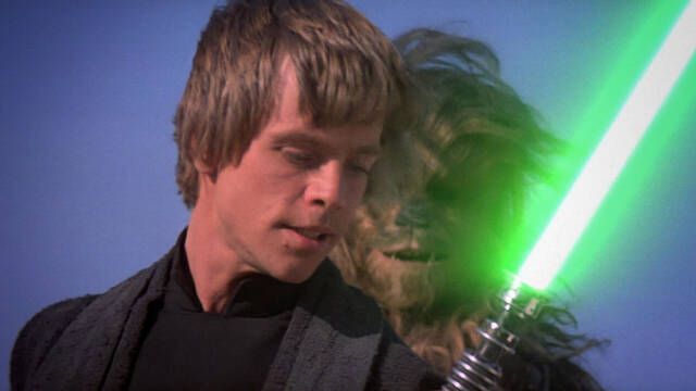 Esta es la escena eliminada de 'El retorno del Jedi' en la que Luke Skywalker fabricaba su sable de luz verde