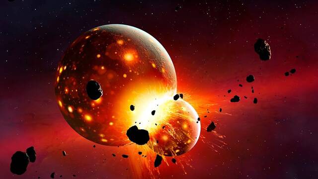 El colosal impacto csmico que cambi la Tierra para siempre y form la Luna: 'Dio origen a la vida'