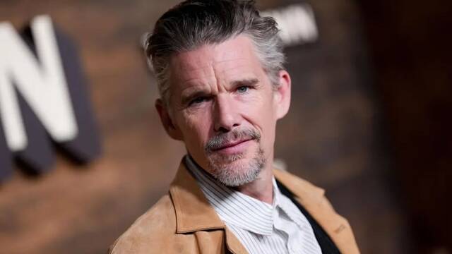 Ethan Hawke, 55 a�os: 'Cuando ten�a unos 4 a�os, supe que mi hija Maya que iba a ser artista. Y sab�a que iba a ser muy buena'