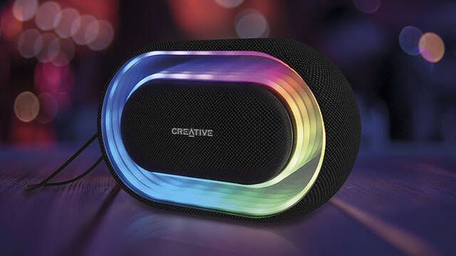 Creative lanza Halo, un altavoz porttil Bluetooth con iluminacin LED de 16,8 millones de colores