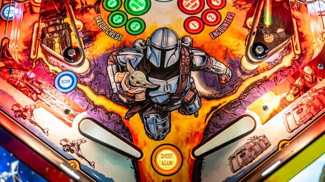 The Mandalorian nos presenta su cara y espectacular mesa de pinball