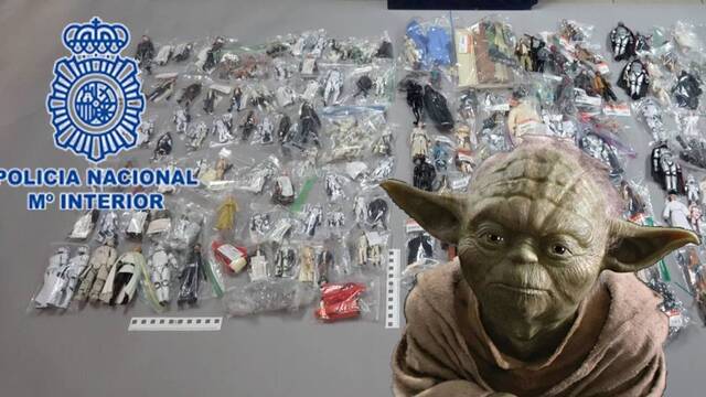 Detenido por robar una coleccin de figuras de Star Wars