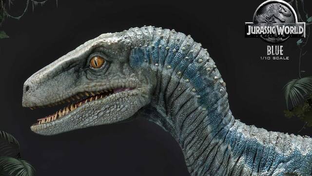 Jurassic World: Blue se hace 'real' en la nueva estatua de Prime 1 Studio