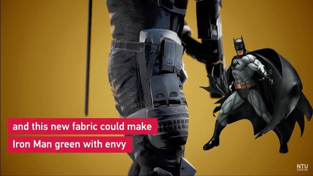 Es posible crear la capa de Batman gracias a este tejido flexible y resistente