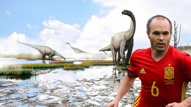 Hallan una nueva especie de dinosaurio y lo bautizan en honor a Andrés Iniesta