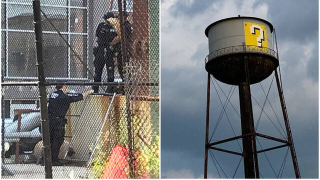 La Polica de Nueva York detiene a un grafitero que pintaba un bloque de Super Mario Bros