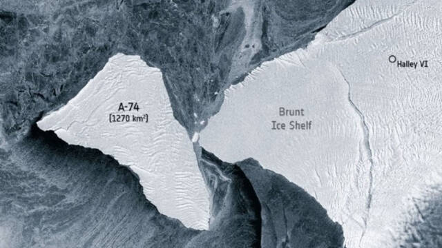 La Antrtida evita una peligrosa colisin con un iceberg de 1200 kilmetros cuadrados