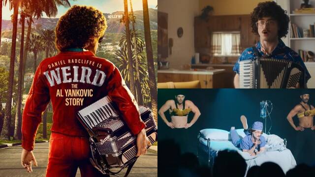 Weird: Nuevo triler del biopic de Weird Al Yankovic con Daniel Radcliffe