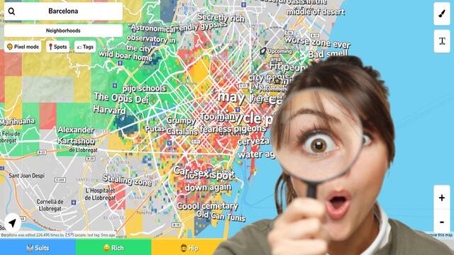 El mapa más loco a lo Google Maps que te dice cómo de chungo es tu barrio