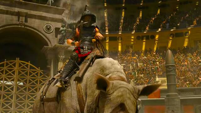 Ridley Scott recula y ahora defiende la IA tras usarla en 'Gladiator 2': 'Tengo un rinoceronte con un to subido a su lomo'
