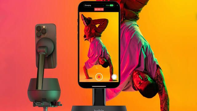 El soporte inteligente de Belkin que sigue tu rostro al mil�metro para revolucionar tus v�deos con iPhone
