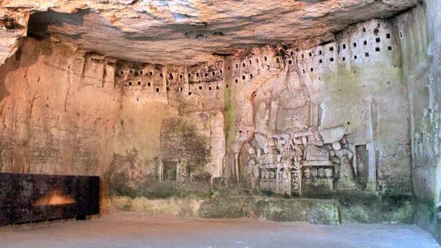 Arque�logos descubren un misterioso Cristo en la Cueva del Juicio Final que intriga a historiadores: 'Nunca se complet�'