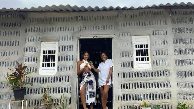 Madre e hija construyen una casa de 7 habitaciones sin ladrillos ni madera, 'solo' con 8.000 botellas de plstico