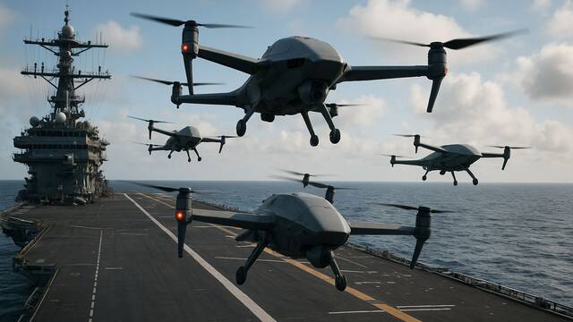 No es ciencia ficcin: China revoluciona la tecnologa y crea el primer dron que transforma colosos de guerra en bases areas