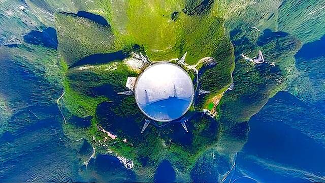 China gast� 180 millones en un radiotelescopio de 500 metros de di�metro: es tan sensible que un microondas puede 'cegarlo'