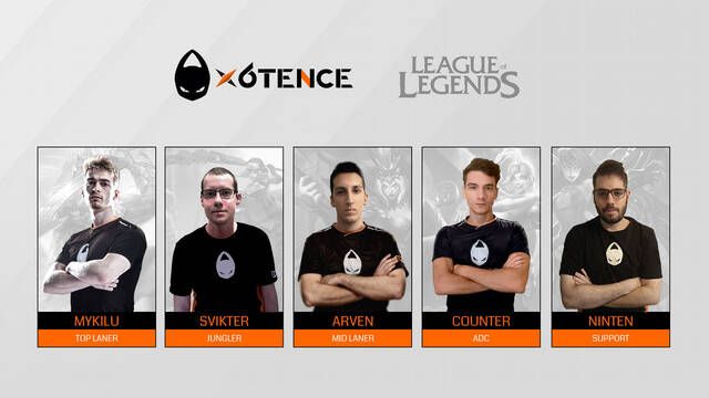 Este es el nuevo equipo de League of Legends de x6tence