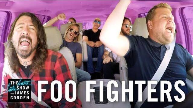Tienes que ver el Carpool Karaoke de Foo Fighters