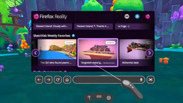 Mozilla lanza Firefox Reality, su navegador para realidad virtual