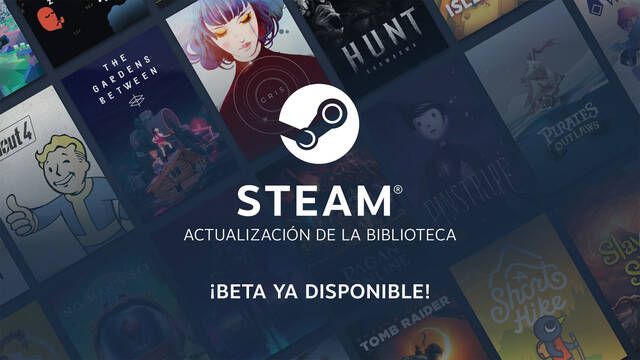 Steam estrena la beta de su nueva biblioteca